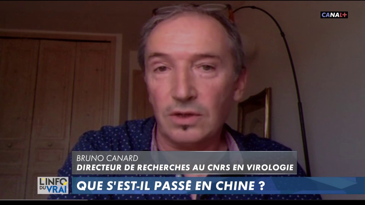 Bruno Canard, directeur de recherche au CNRS en virologie s'exprime sur la gestion du virus en Chine