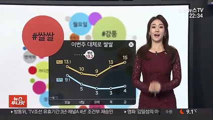 [날씨트리] 내일 뒤늦은 꽃샘추위…전국 강풍 주의