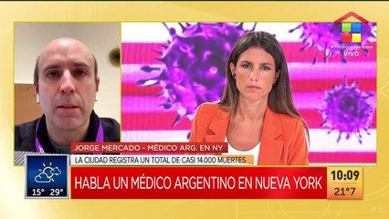 Nueva York: todo es caos y drama, habla un médico Argentino desde NY