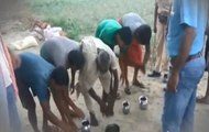Bihar: Officer punish villagers for open defecation in Begusarai