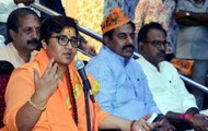 Sadhvi Pragya Thakur files nomination from Bhopal constituency