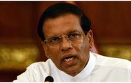 Sri Lankan President Maithripala Sirisena condemns bomb blasts