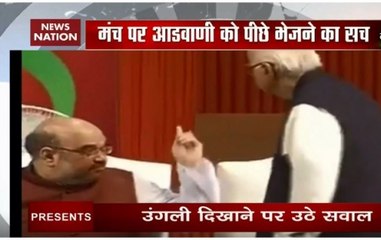 Truth behind viral photo of Amit Shah asking Advani to take back seat