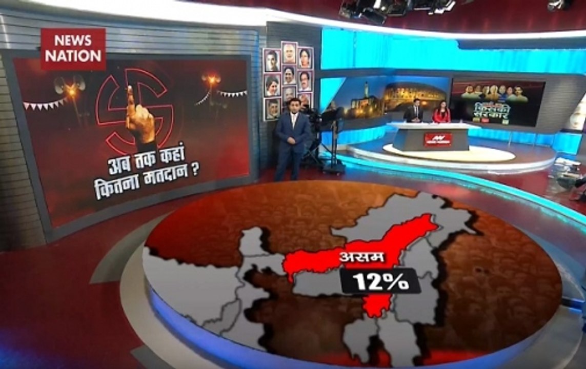 News Nation’s mega election coverage: 35% voting in UP till 1 pm