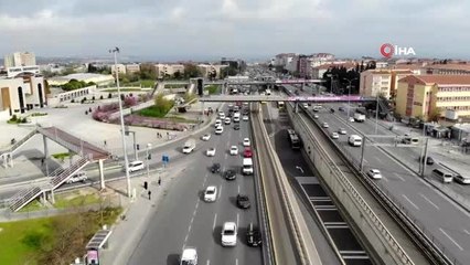 E-5'te dikkat çeken trafik yoğunluğu