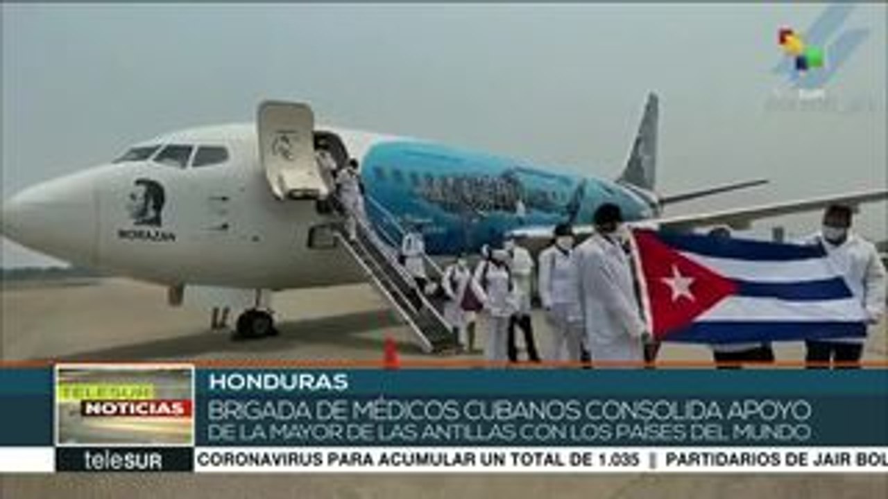 Llega a Honduras brigada médica cubana para apoyar ante la pandemia