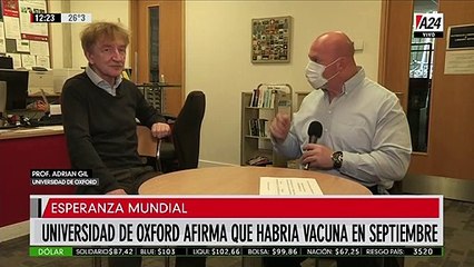 Universidad de Oxford promete una vacuna para septiembre