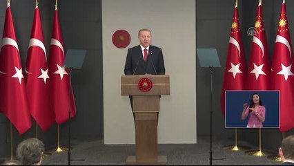 Cumhurbaşkanı Erdoğan: "2 Milyon 300 bin haneye bin'er lira nakit desteği vermeye başlıyoruz"