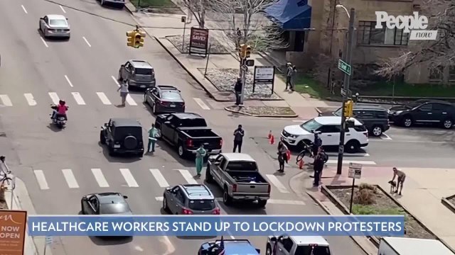 Frontline Healthcare Workers Stand Up to Lockdown Protesters in Colorado