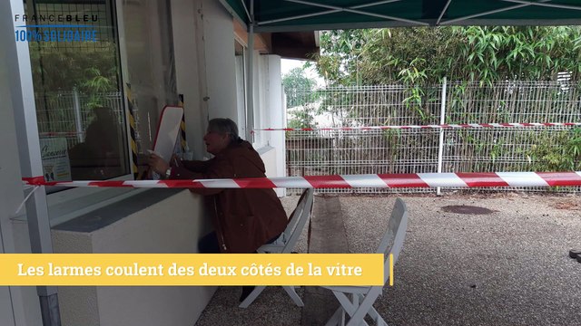 Des retrouvailles pleines d'émotions dans un Ehpad de Charente-Maritime.