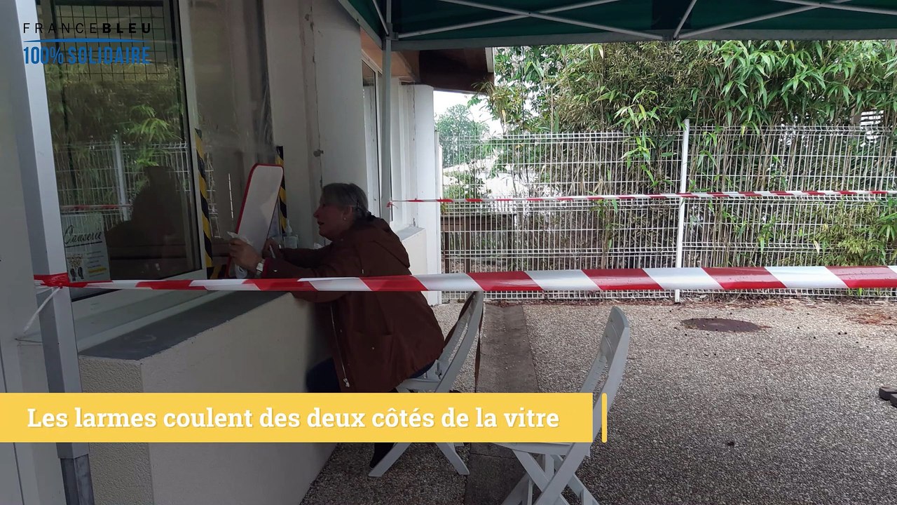 Des retrouvailles pleines d'émotions dans un Ehpad de Charente-Maritime.