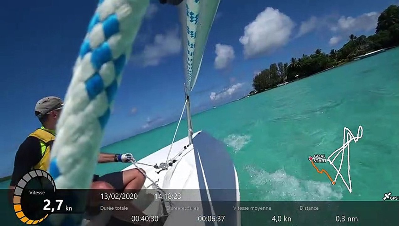 Laser Solo au Preskil Island Resort à l'Ile Maurice