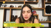 ¡Melissa Barrera trabajó con Carlos Marcovich y relata su experiencia! | Ventaneando