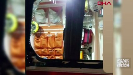 112 çalışanlarına saldırmışlardı