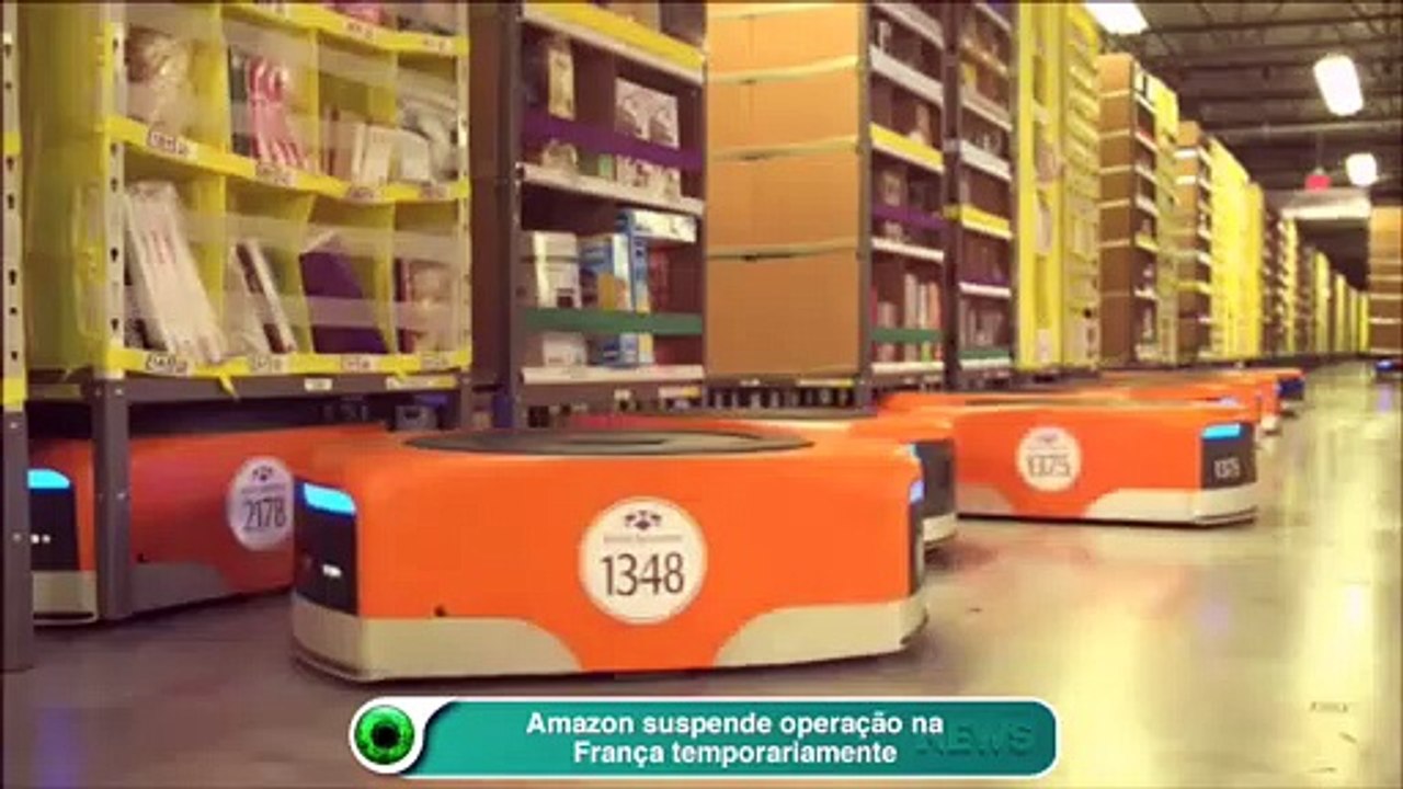 Amazon suspende operação na França temporariamente