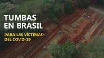 Más de 1.000 tumbas más en Brasil para las víctimas del COVID-19