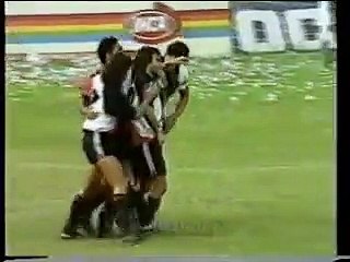 URUGUAYO 1993 Fecha 2 -  Racing vs Huracan Buceo 1 a 1 en el Parque Roberto