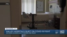 Valley hospitals quiet on COVID-19 fight