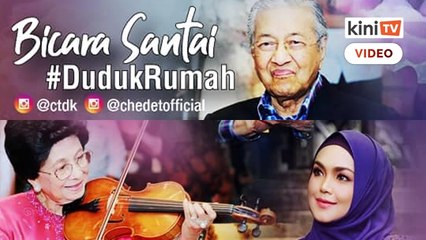 Tải video: LIVE: Bicara santai #dudukrumah bersama Dr Mahathir Mohamad, Siti Hasmah and Siti Nurhaliza