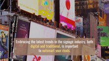 Latest Trends in Signage Industry