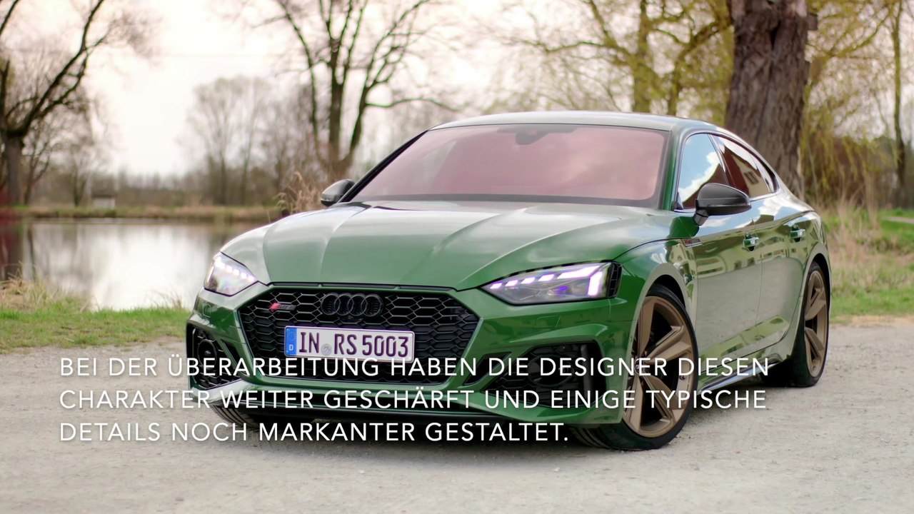Der Audi RS 5 Sportback - Das Exterieur design