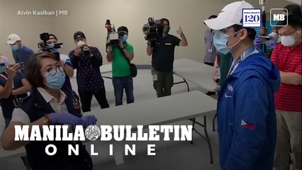 Pasig City Mayor Vico Sotto along with DOH, BCDA, and EPD inspect the PhilSports Arena