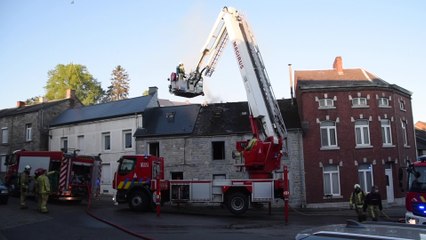 Incendie d'une maison à Couvin (21.04.20)