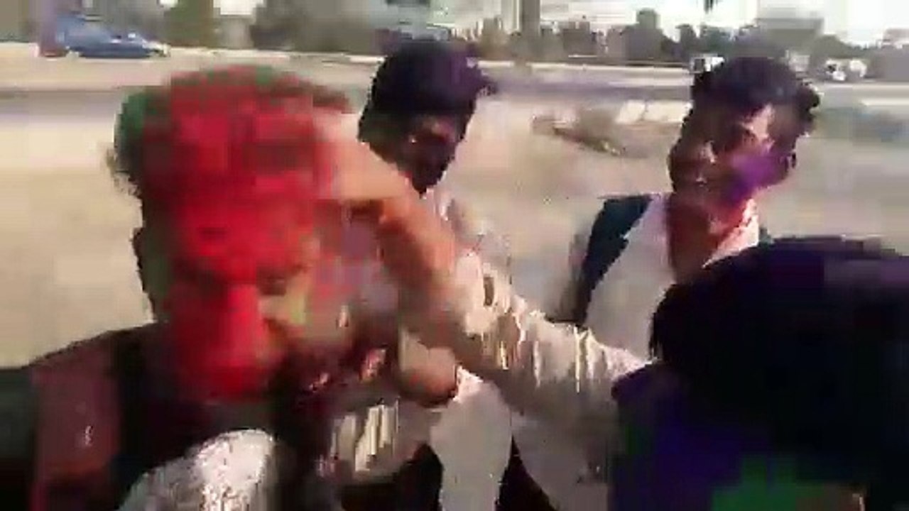 HAPPY holi last holi celebration in lalganj st Paul's school __ lalganj st pauls school