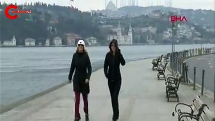 Bebek Sahili'nde yasağa rağmen sabah sporuna çıktılar