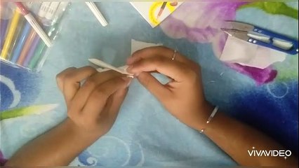 DIY tissue paper work  #rabbit