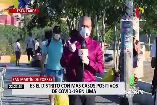 San Martín de Porres es el distrito con más casos positivos de Covid-19