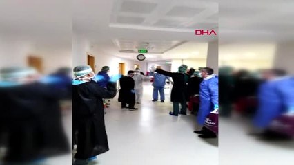 MARDİN Koronavirüsü yendi, elinde bastonla çiftetelli oynadı