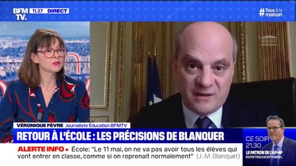 Retour à l'école : les annonces du ministre de l'Éducation