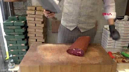 KAYSERİ Pastırmanın dilim fiyatı 3 TL oldu