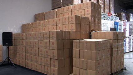 Ankara’da ihtiyaç sahiplerine 80 bin koli gıda yardımı