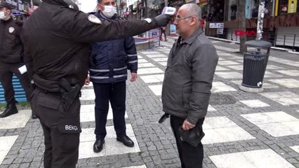 AVCILAR'DA CADDEDE MASKE VE YAŞ İLE ATEŞ ÖLÇÜMÜ DENETİMİ