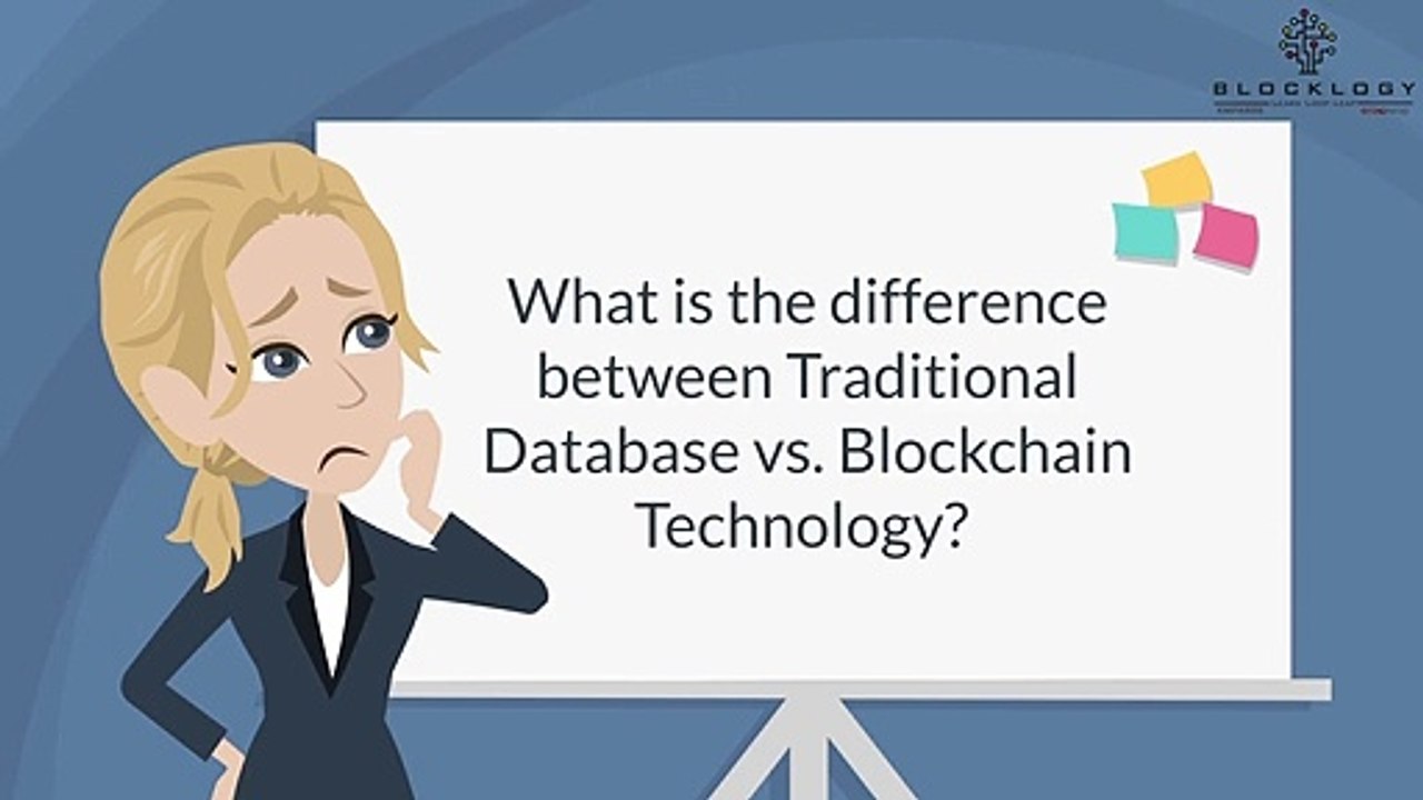 Blocklogy - Database vs. Blockchain