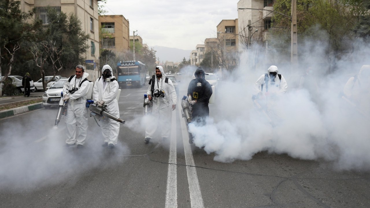 Iran battles COVID-19: Thousands of volunteers disinfect cities