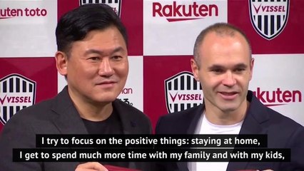 Football is secondary right now - Iniesta