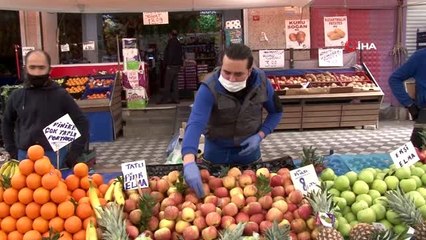 Bahçelievler'de pazarda Ramazan hareketliliği
