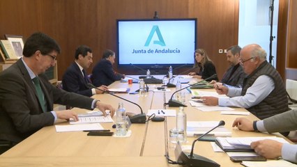 Reunión del Gabinete de Crisis de la Junta de Andalucía