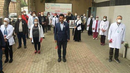 Corona sebebiyle vefat eden Dr. Yavuz Kalaycı görev yaptığı yerde anıldı