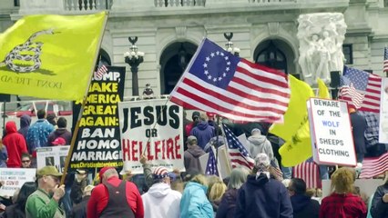 Coronavirus: en Pennsylvanie, les manifestants anti-confinement veulent "se remettre au travail"