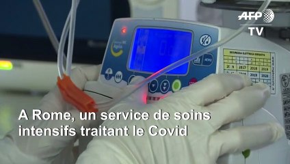Coronavirus: à Rome, "Manu" l'infirmière se bat au jour le jour pour les malades