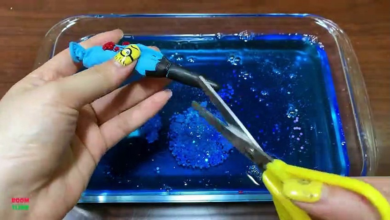 Making CLEAR Slime - Relaxing With Funny Balloons BLUE Clear Slime !!