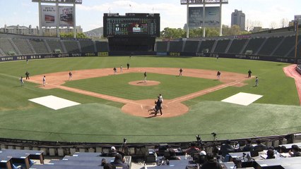 무관중 연습경기 개막...돌아온 '야구의 봄' / YTN