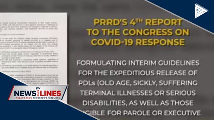 PRRD submits 4th report to Congress on CoVID-19 response