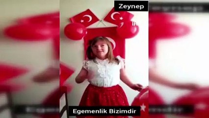 Down sendromlu çocuklar 23 Nisan'ı evde şiir okuyarak kutladı