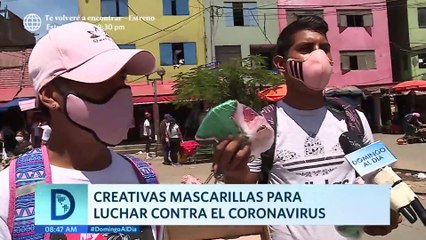 Domingo al Día: Creativas mascarillas para salir a la calle