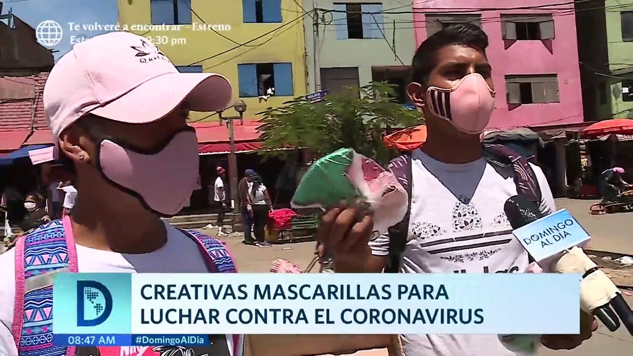 Domingo al Día: Creativas mascarillas para salir a la calle